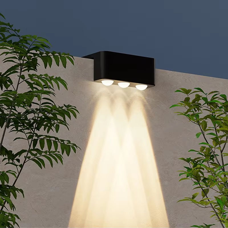 Outdoor Lighting On Fence - 1/2/4PCS Lampe solaire murale extérieure étanche