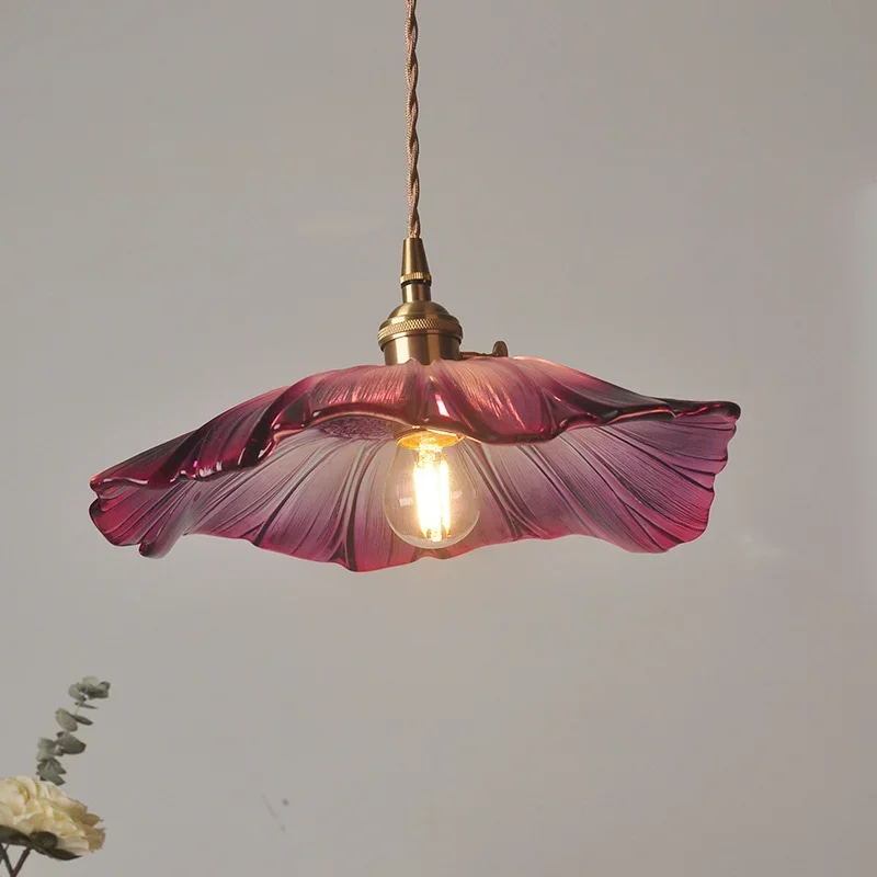 Outdoor Lighting Pendant - Lampes suspendues Vintage en verre à
