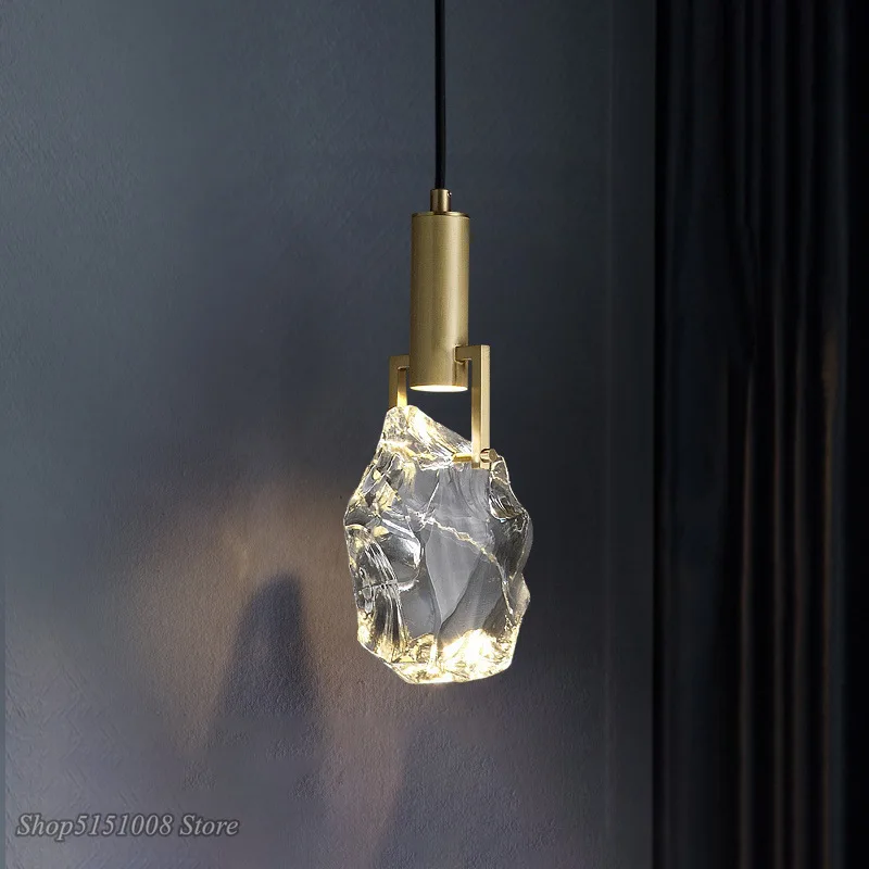 Outdoor Lighting Pendant - Lampe Led suspendue en cristal au
