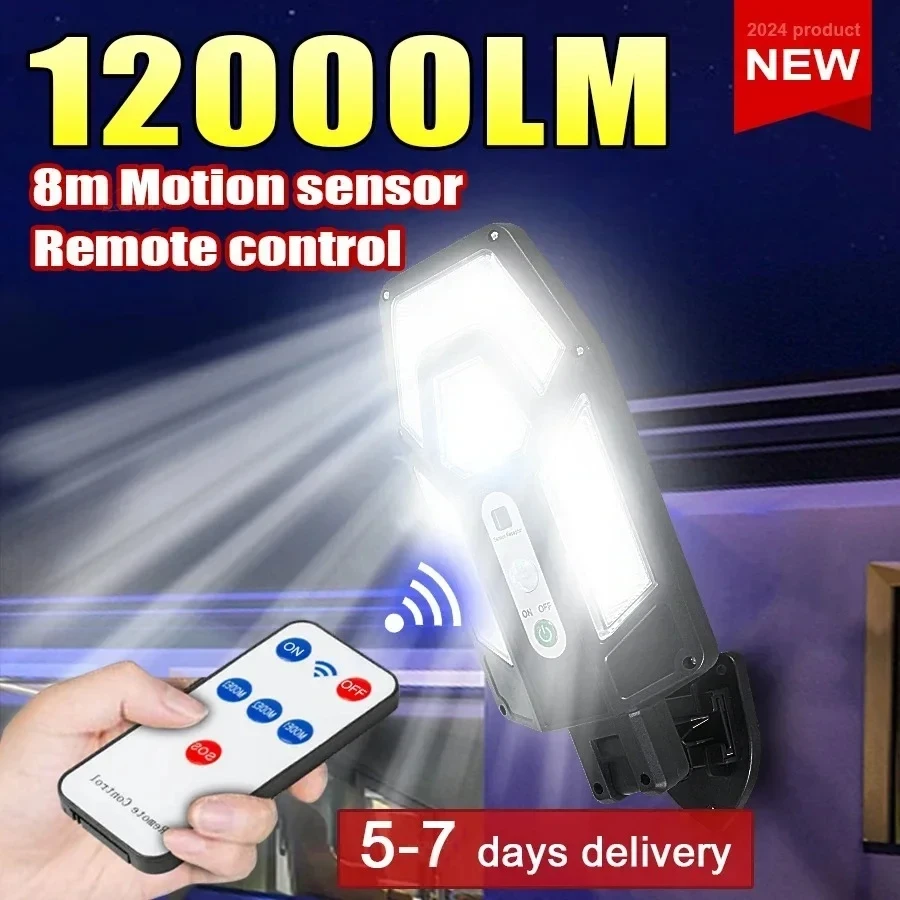 Xl Outdoor Lighting - 12000LM lampe murale solaire puissante avec