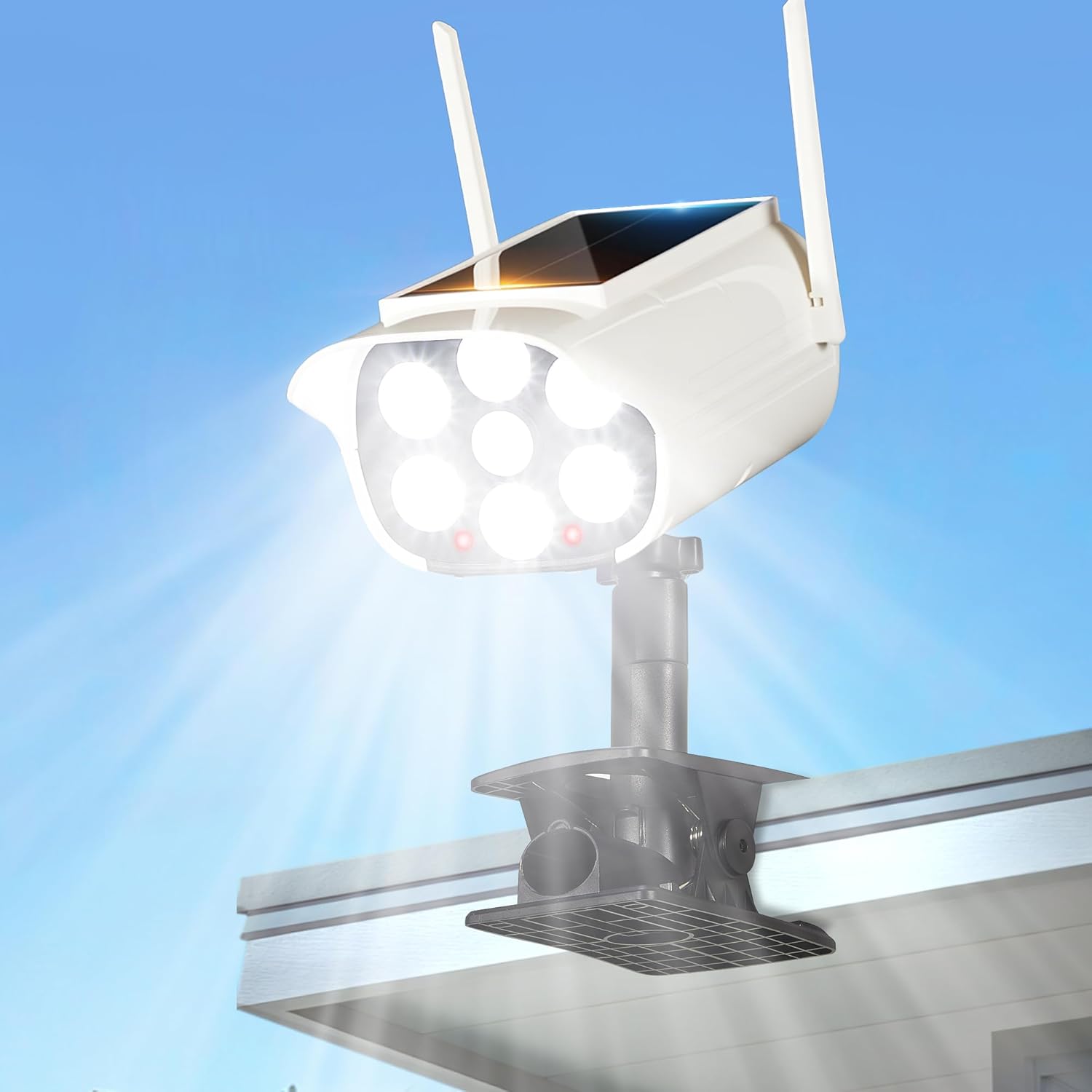 Outdoor Lighting On Fence - Lampe solaire LED à clipser pour