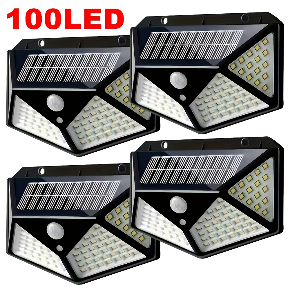 Outdoor Lighting On Fence - Lampe solaire de jardin extérieure 100
