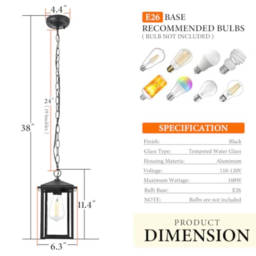 Luminaires suspendus d'extérie - Outdoor Lighting Pendant avis et prix