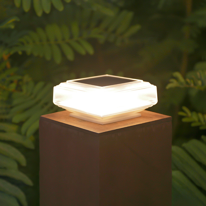 Lampes solaires modernes trans - Outdoor Lighting On Fence avis et prix