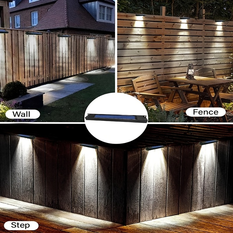Lampes solaires LED pour l'ext - Outdoor Lighting On Fence avis et prix