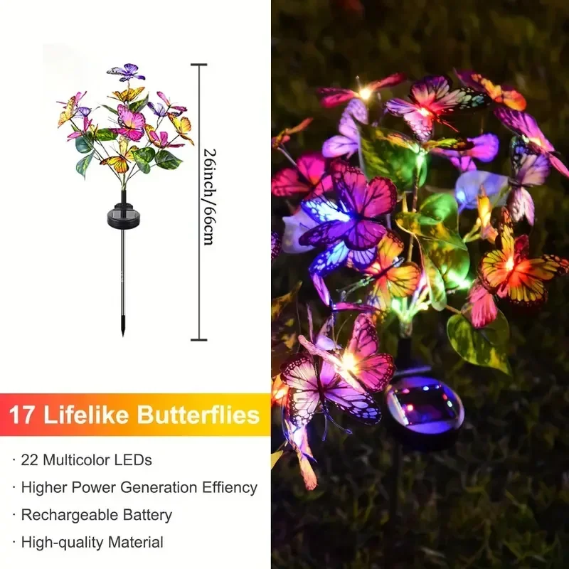 Le jardin solaire de papillon  - Outdoor Lighting Gazebo avis et prix