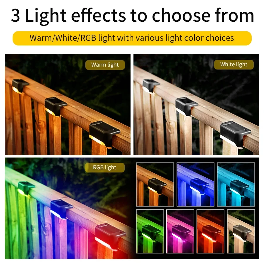 1-8 Pack Led lumières de march - Outdoor Lighting On Fence avis et prix