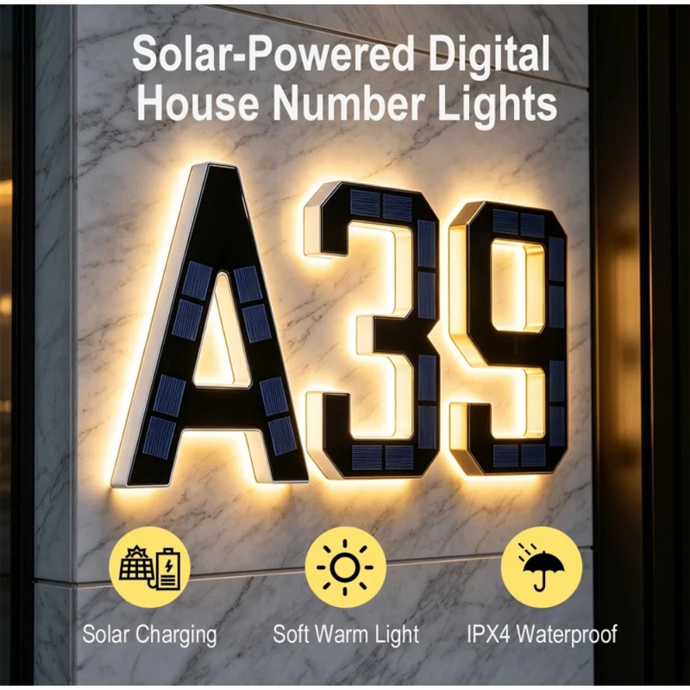 Nouvelle plaque de numéro de m - Xl Outdoor Lighting avis et prix