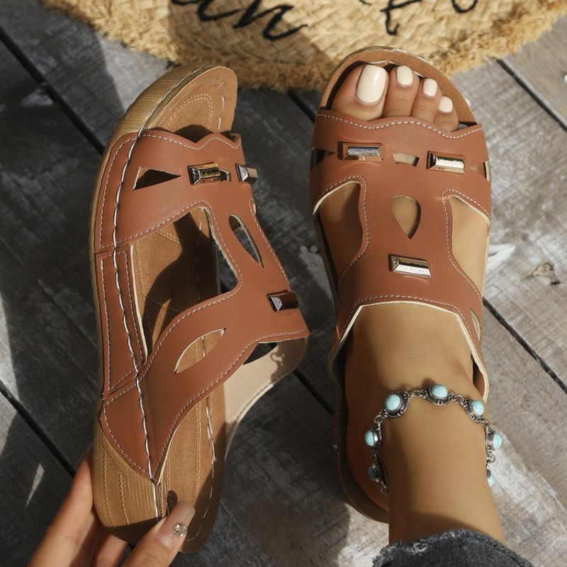 Sandales compensées femme styl - Outdoor Lighting Design avis et prix
