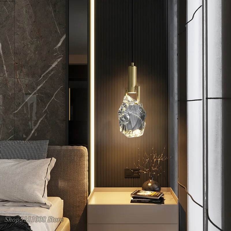 Lampe Led suspendue en cristal - Outdoor Lighting Pendant avis et prix