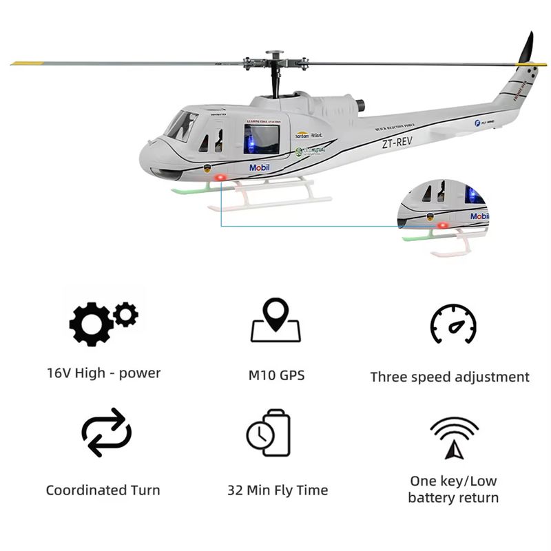 Hélicoptère télécommandé FLYWI - Outdoor Lighting Cable Uk avis et prix