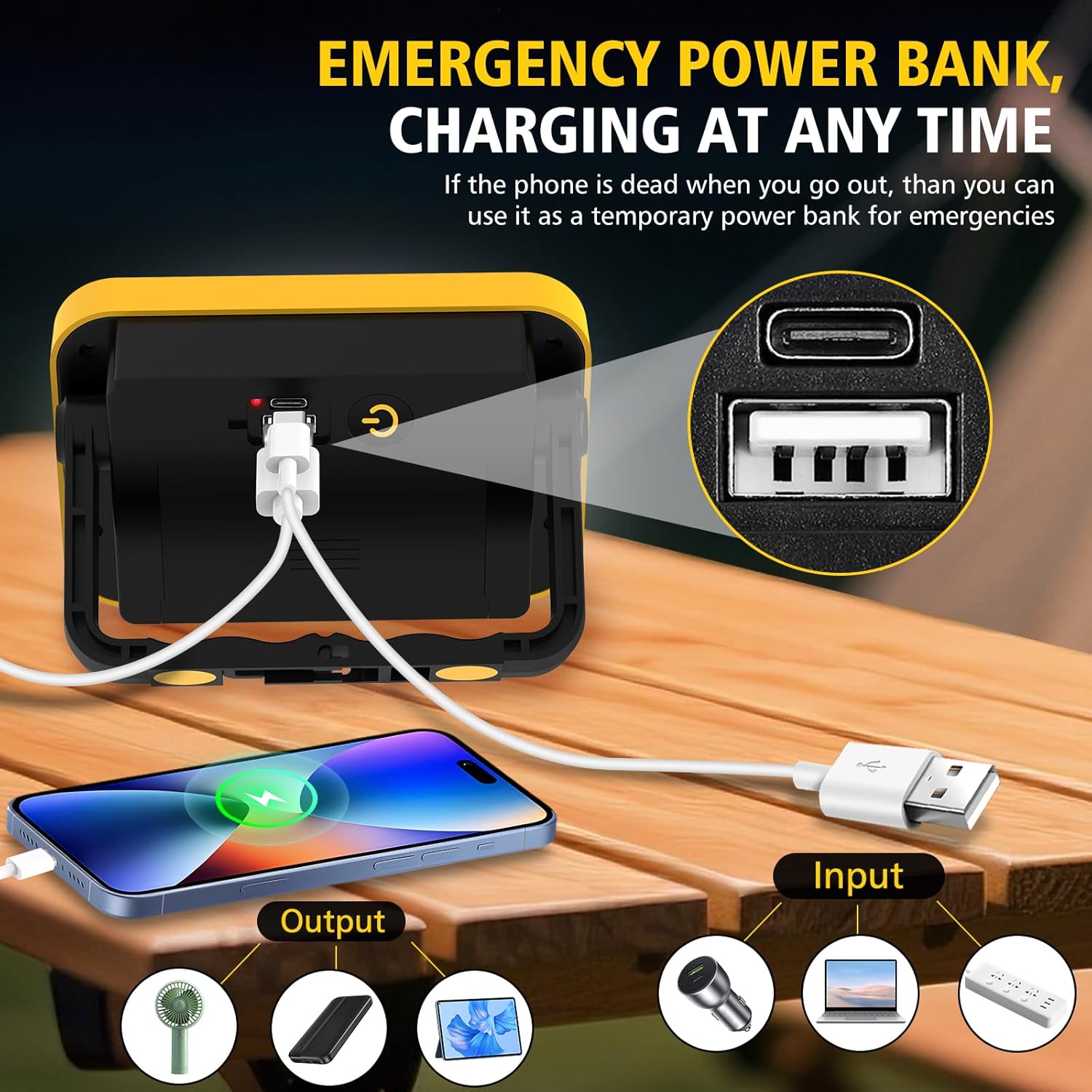 Lampe de travail LED Portable  - Outdoor Lighting Not Working avis et prix