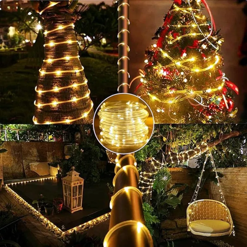 Guirxiété lumineuse solaire à  - Outdoor Lighting On Fence avis et prix