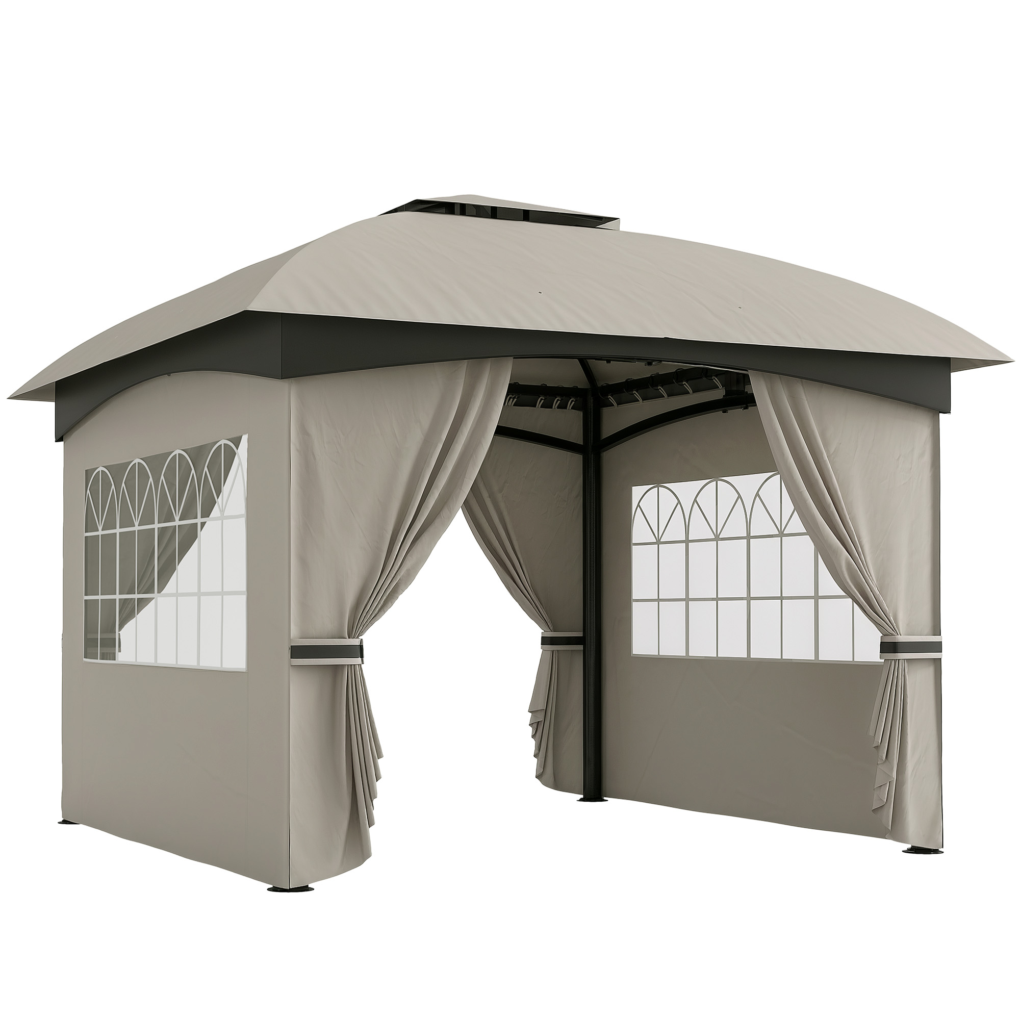 Gazebo extérieur 11' x 11' ave - Outdoor Lighting Gazebo avis et prix
