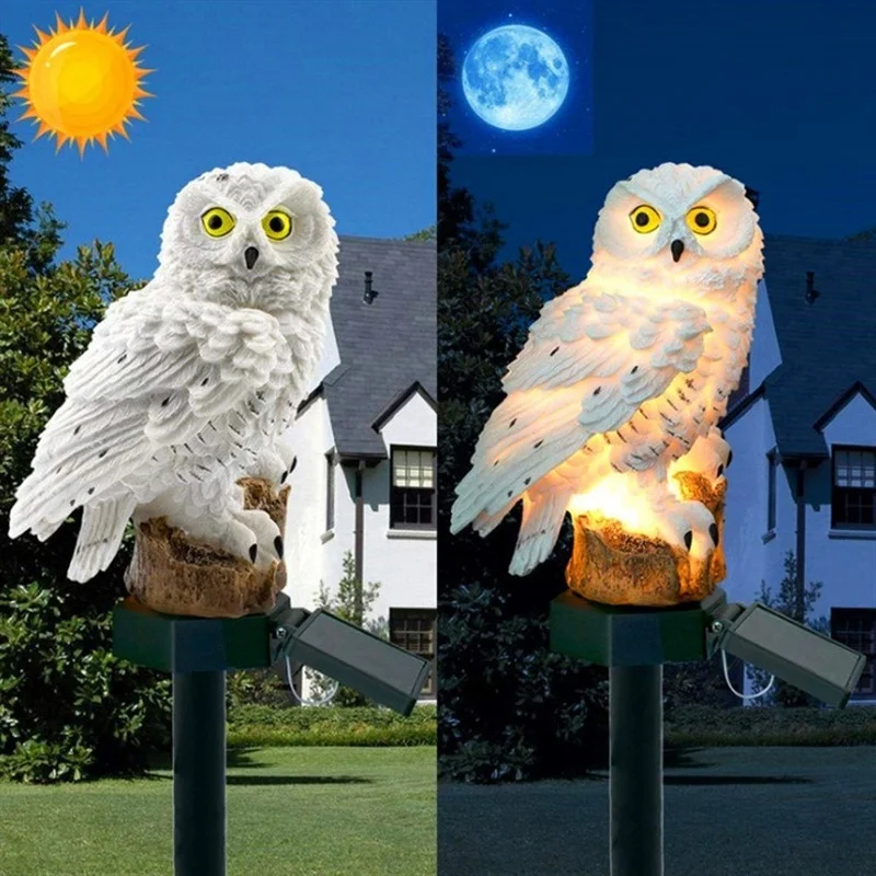 Statue de hibou solaire, lumiè - Outdoor Lighting Gazebo avis et prix