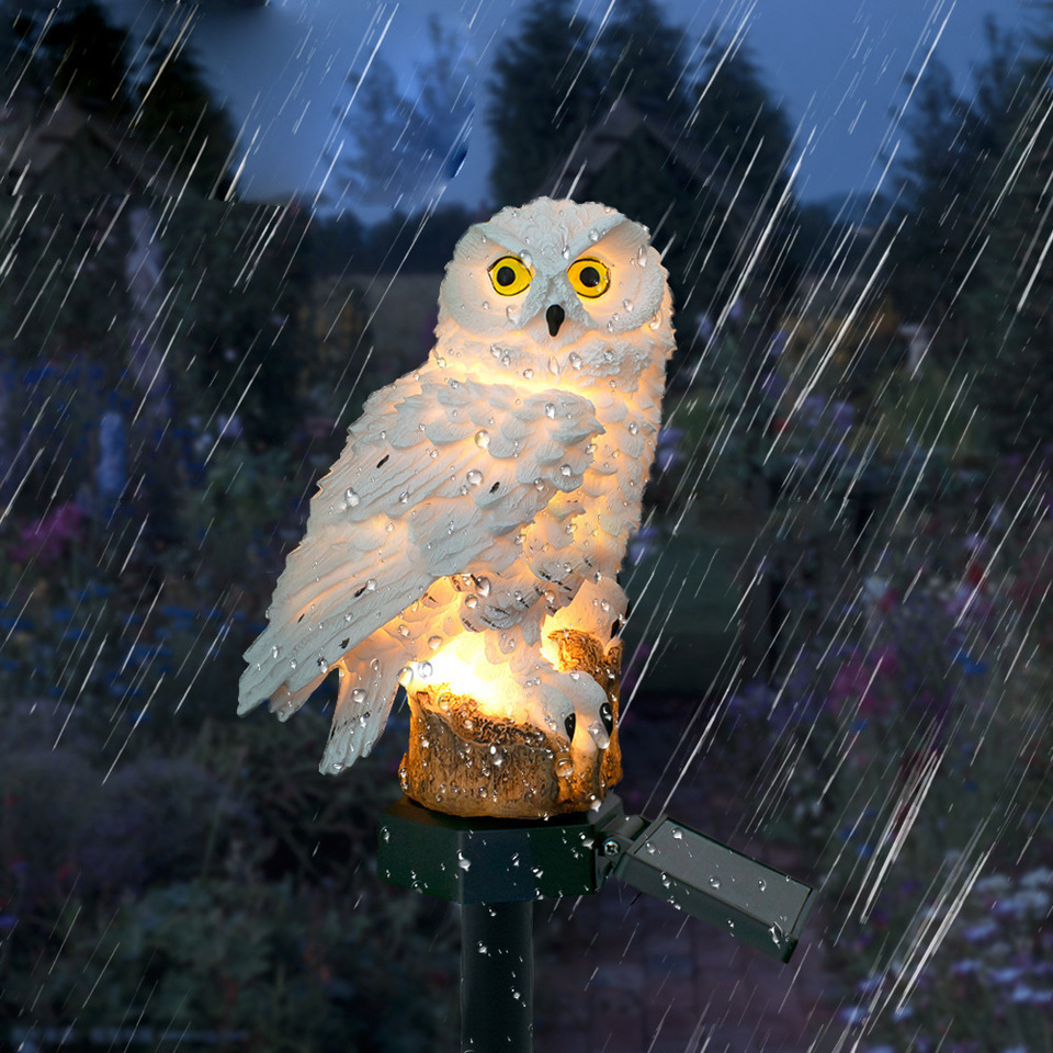 Statue de hibou solaire, lumiè - Outdoor Lighting Gazebo avis et prix