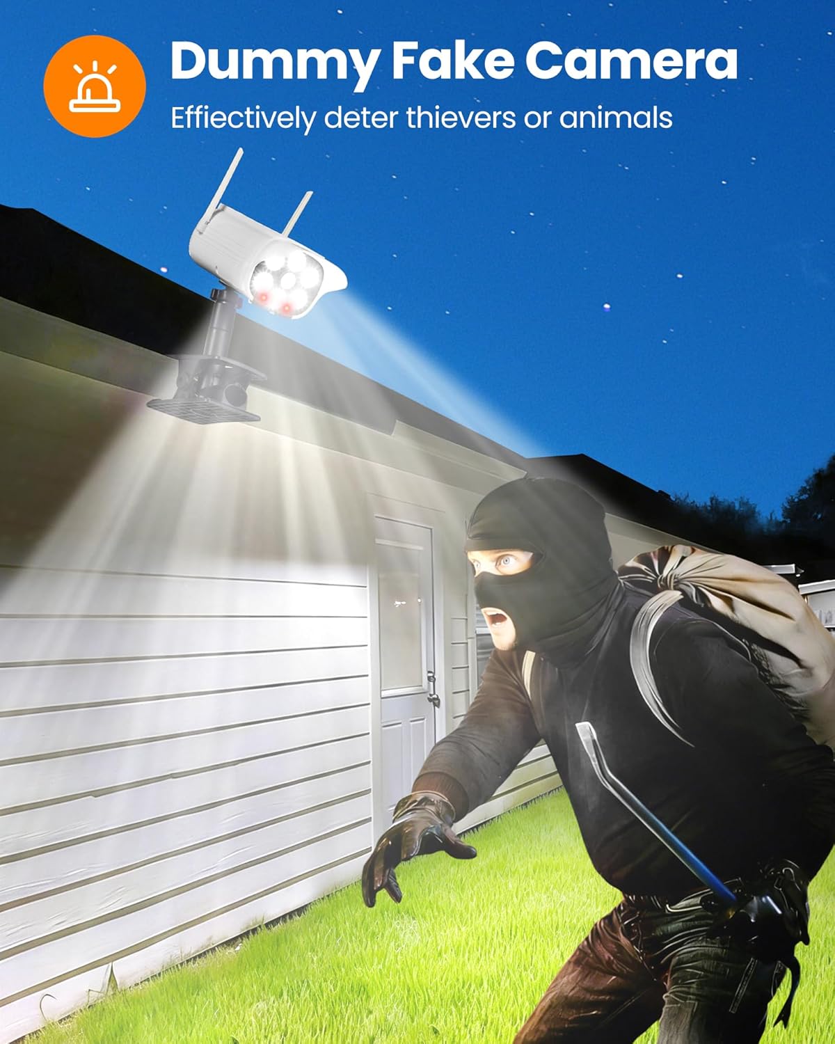 Lampe solaire LED à clipser po - Outdoor Lighting On Fence avis et prix