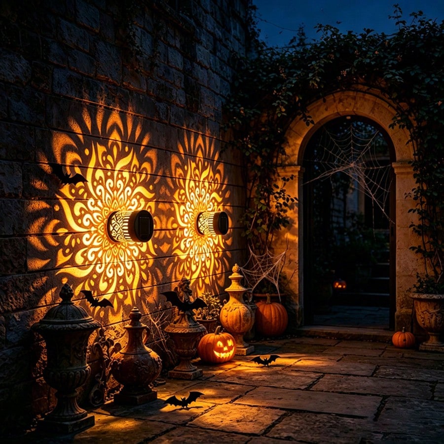 Lampe solaire murale Mandala,  - Outdoor Lighting On Fence avis et prix