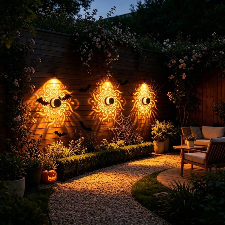 Lampe solaire murale Mandala,  - Outdoor Lighting On Fence avis et prix