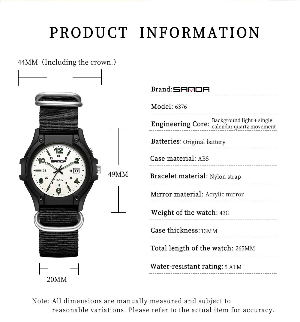 Montre de sport pour homme SAN - Outdoor Lighting Vintage avis et prix